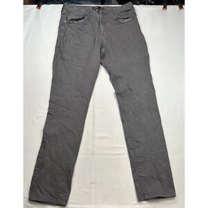 Commerce Men's Gray Straight Leg Chino Pants Jeans Work Casual Sz 32x32 fit32x31